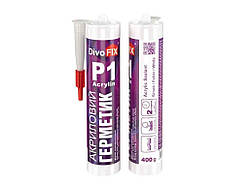 Герметик акриловий 400мл білий Акрилин-4 P1 ТМ ДИВОЦВІТ