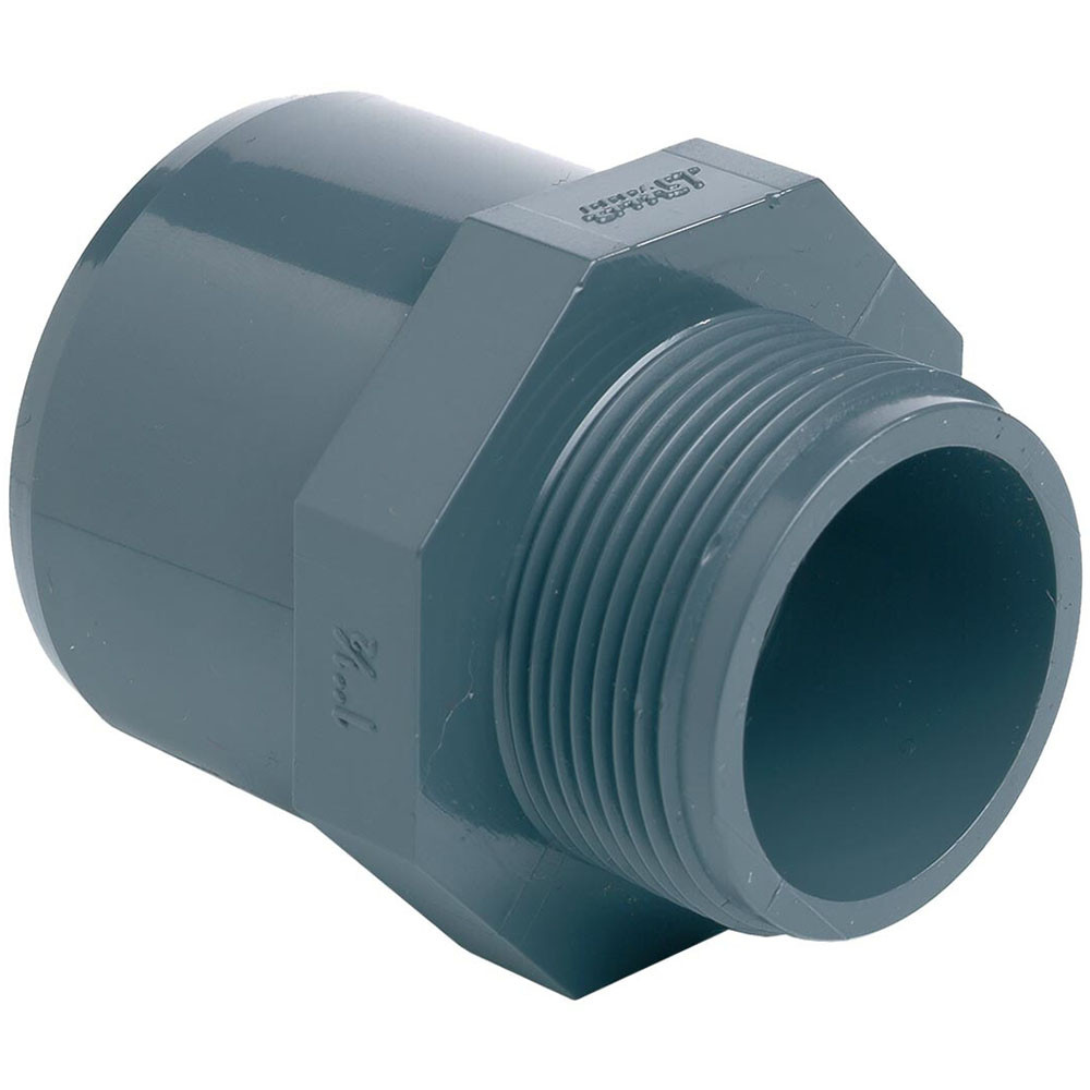 Муфта ПВХ Effast RGRAMG040E перехідна, із зовнішньою різьбою d40x50x1-1/4"