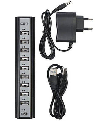 Розгаліч Usb Hub 10 Ports 220V 180888