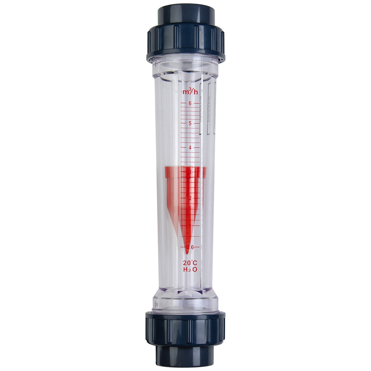 Ротаметр Aquaviva DN25 з муфтовим закінченням d32 мм 300-3000 л/год
