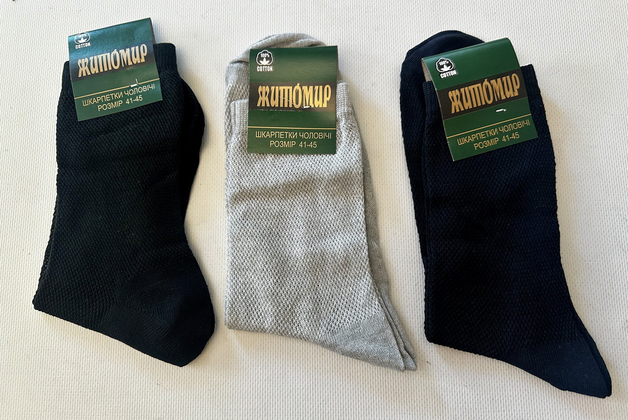 Шкарпетки чоловічі сітка «Житомир»
