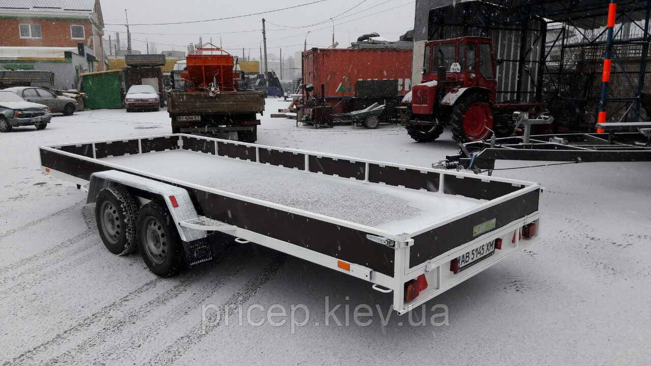 Причіп платформа 5 м х 1,8 м. Без гальм.