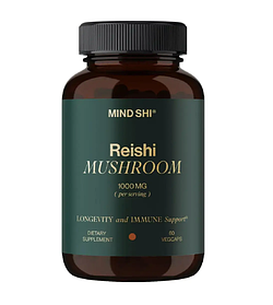 Гриб рейші Reishi Mushroom Mind Shi 1000 мг 60 веган.капсул