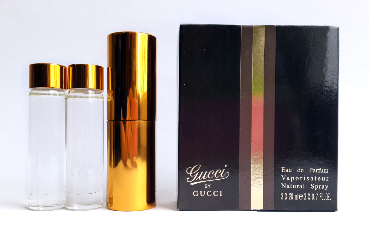 Міні парфумів Gucci Eau de Parfum (Навччі Еу де Парфюм) + 2 запаси, 3*20 мл.