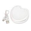 Селфи кільце c Usb у формі серця / Ring Light Selfie біле 129958, фото 3