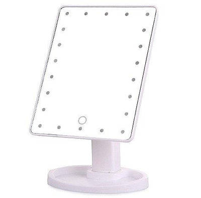 Дзеркальце з підсвіткою для макіяжу Led mirror біле 130464