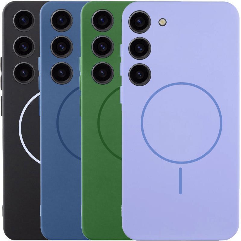 Чохол Silicone Cover Lakshmi Full Camera (AA) with MagFit для Samsung Galaxy S23, фото 1