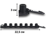 Тримач насадок Profter гумовий для мийки високого тиску (під 7 шт.), фото 7