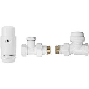 Комплект кранів прямих (білий) Invena