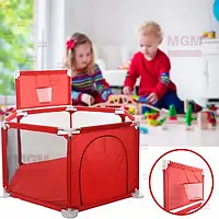 Дитячий манеж для розвитку IMBABY 6 секцій - із парканом для малюків - сухий басейн для дитячих ігор, для куль або килимка