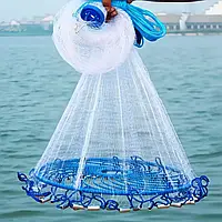 Кастингова сітка парашут для рибалки Лісочка 3 м