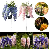 Вулична декоративна сонячна лампа з датчиком руху, водонепроникна, 2шт  70 см