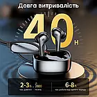 Бездротові навушники Choetech BH-T17 Black TWS, Bluetooth 5.4, ANC+ENC, фото 5