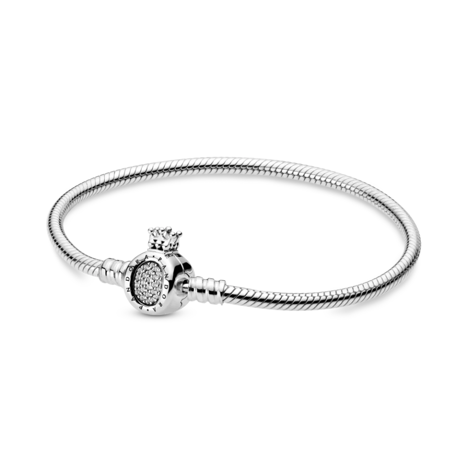 Срібний браслет Pandora із монограмою 598286CZ 17, фото 1