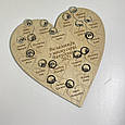 Підставка-серце з брелоками для школярів, фото 4