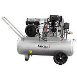 Компресор двоциліндровий ремінний SIGMA (7044121), фото 4