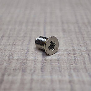 Гвинт потай для кріплення SSD в кишеню М3х5мм 50шт сервер хром, фото 1