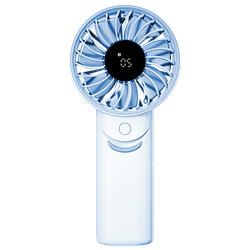 Вентилятор Nitecore NEF03 Pro LED-дисплей до 5.8 м/с (5 швидкостей) Синій