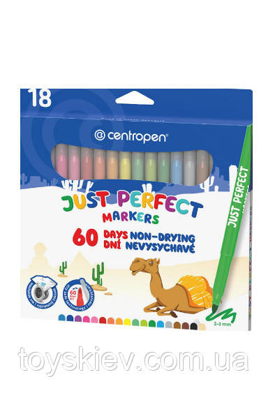 2510/18 Фломастері Perfect 18 шт., фото 1