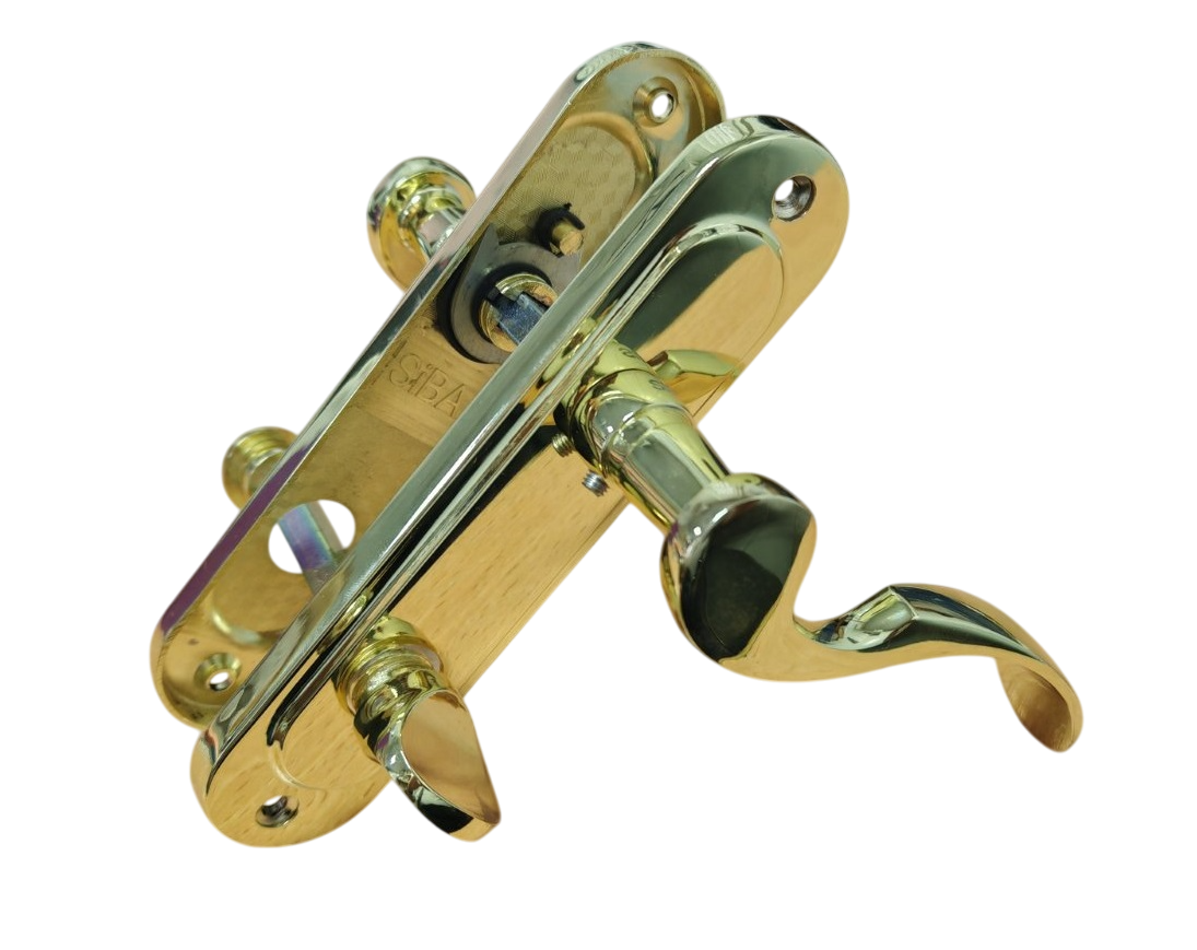 Ручка на планці SIMFONIA PB WC 62 мм латунь із фіксатором