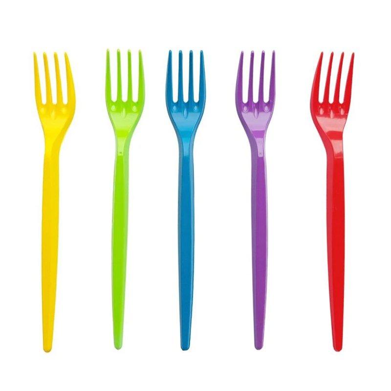 Набір кольорових виделок 20 од