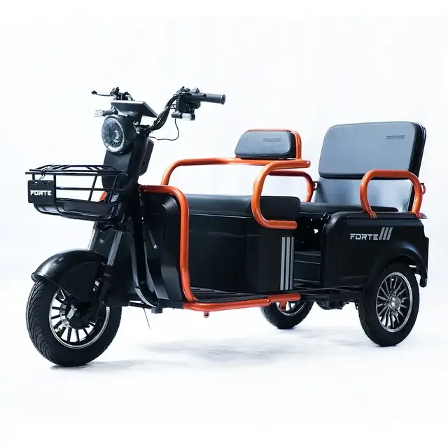 Електричний трицикл з кузовом SOK X3 МАХ 2000W-72V-28Ah Шини:10