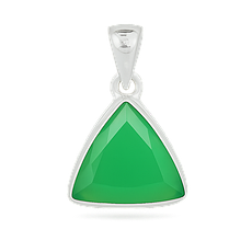 Хризопраз кулони