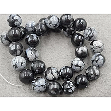 Намистини Обсидіан 12мм
