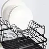 Двоярусна сушарка для посуду Ruhhy 19163, фото 4