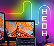 Гнучка світлодіодна смарт-стрічка RGB "SFK-11" LED Neon USB 10м RGB з керуванням через смартфон та пультом, фото 8