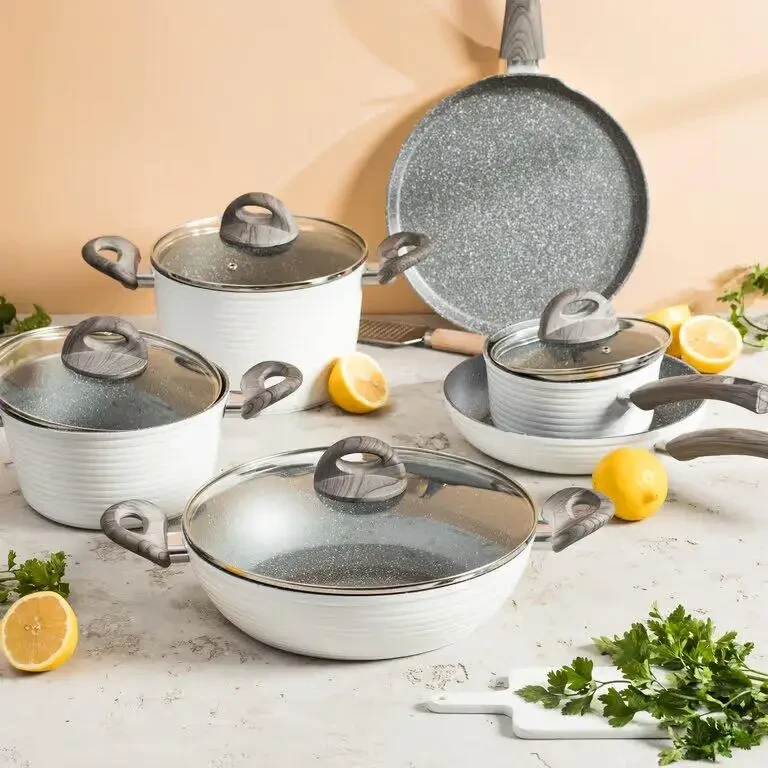 Набір каструль 8 ел. AMBITION Wavy