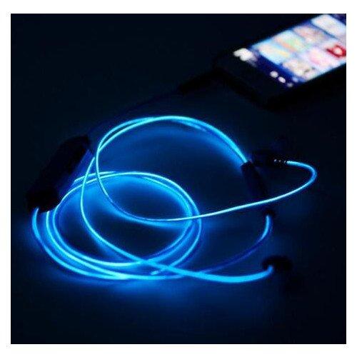 Навушники світні Light Earphone Блакитні 184744, фото 1