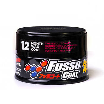 Віск для темних авто Soft99 Fusso Coat 12 Months (Dark) 200 г