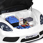 Потужний спортивний електромобіль для дітей із шкіряним сидінням Bambi M 5737AL-1(48V) Білий, фото 6