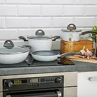 Набір кухонного посуду 10 ел. AMBITION Wavy