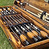 Набір шампурів Трофей LUX ручної роботи. Шашличний набір шампурів у дерев'яному кейсі., фото 8