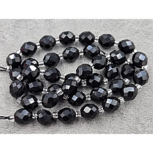 Намистини Обсидіан гранований 6*8мм