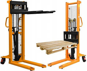 Гідравлічний штабелер MarFel MS 1000 кг 3.0 м штабелер для стелажів штабелер з вилами