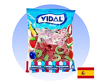 Жевательный мармелад желейные конфеты Большие Вишни Кислые Vidal Испания 1 кг