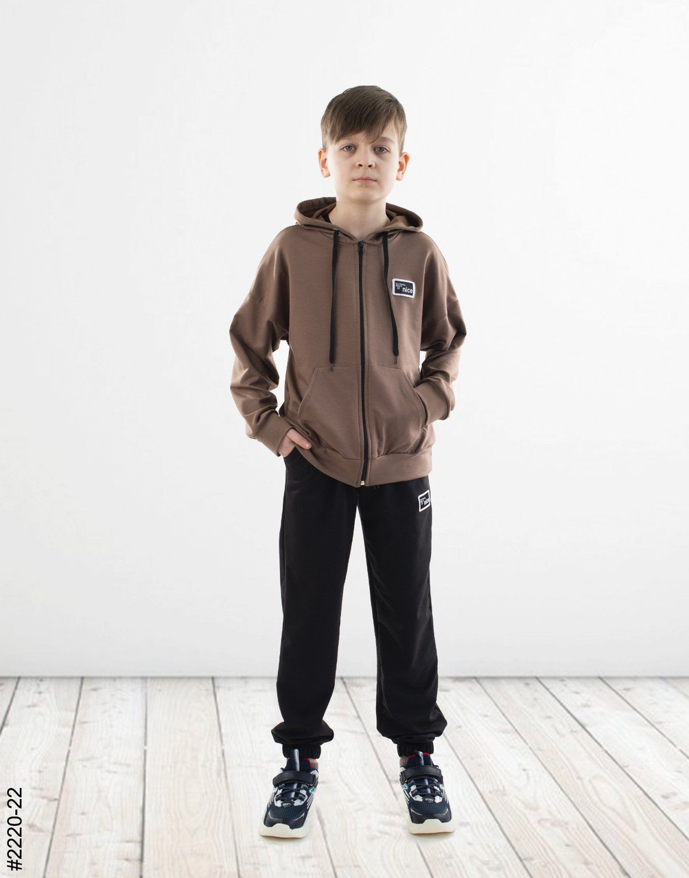 Спортивний костюм для хлопчиків трикотаж двонитка (р-ри: 36-42) 2220-22 весна-осiнь. вир-во Україна., фото 1