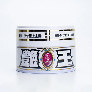Віск SOFT99 The King of Gloss for White для світлих автомобілів 300 г