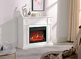 Камінокомплект ArtiFlame Linz AF23BS білий з LED підсвічуванням, обігрівом і звуком горіння вогню, фото 6