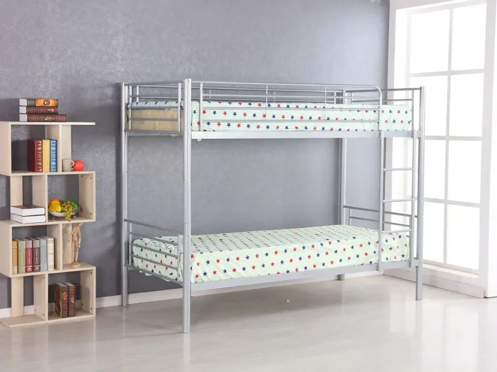 Двоярусне ліжко BND006, 90х200, сірий, фото 1