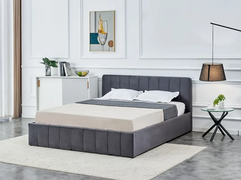 Ліжко з підіймальним механізмом LT1-FX, 160х200, сірий, фото 1