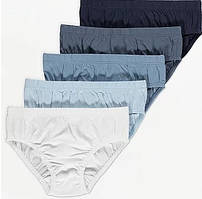 Труси для хлопчика George біло-блакитні бріфи 5 штук розміри 86-164