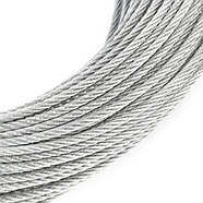 Трос Ø 5 мм, нержавіюча сталь A4 AISI 316 для лінії годівлі, обладнання та запчастини для птахівництва, фото 2