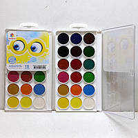 Акварель медова 18 кольорів "Творчість"  ГАММА (фарби акварельні)