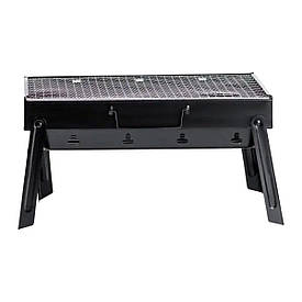 Мангал переносний складаний з решіткою 43×30×23.5 см HP450M