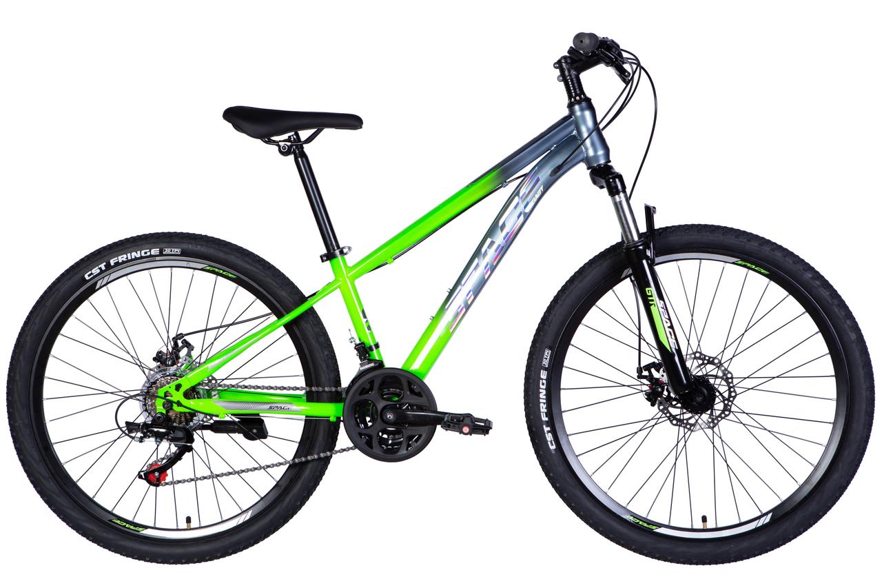 Велосипед ST 26" SPACE MARS DD FR рама-13" зелено-сріблястий 2025, фото 1