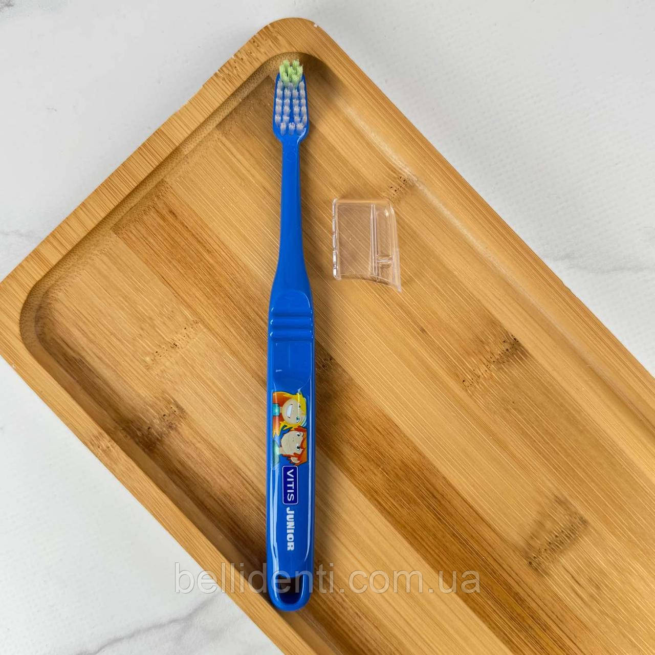 Зубна щітка VITIS JUNIOR CAMPAIGN синя (від 6 років) 1 шт, фото 1